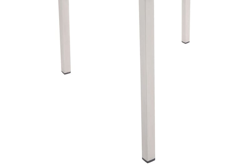 Matsalsset Beliani Grosseto Grafitgrå/Svart/Silver, 6-Sits Grey||Silver - Puutarhakalusteet - Ulkoryhmä - Ruokailuryhmät ulos