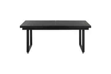 Matsalsset Beliani Valcanetto/Taviano Svart/grått/ljust trä, 6-Sits Black||Grey||Light wood - Puutarhakalusteet - Ulkoryhmä - Ruokailuryhmät ulos