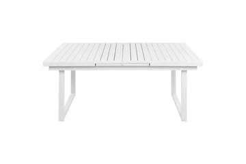 Matsalsset Beliani Valcanetto/Taviano Svart/grått/ljust trä, 6-Sits White||Grey||Light wood - Puutarhakalusteet - Ulkoryhmä - Ruokailuryhmät ulos