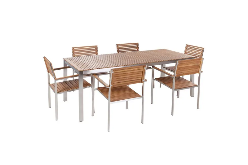 Matsalsset Beliani Viareggio Light wood, undefined