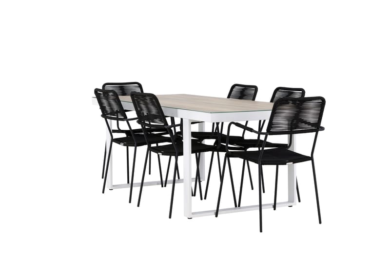 Merlo Dining Table White - Puutarhakalusteet - Ulkoryhmä - Ruokailuryhmät ulos