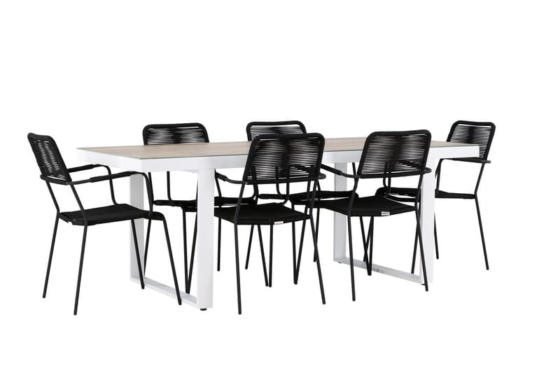 Merlo Dining Table White - Puutarhakalusteet - Ulkoryhmä - Ruokailuryhmät ulos