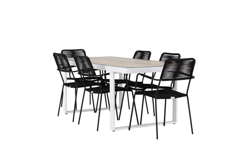 Merlo Dining Table White - Puutarhakalusteet - Ulkoryhmä - Ruokailuryhmät ulos