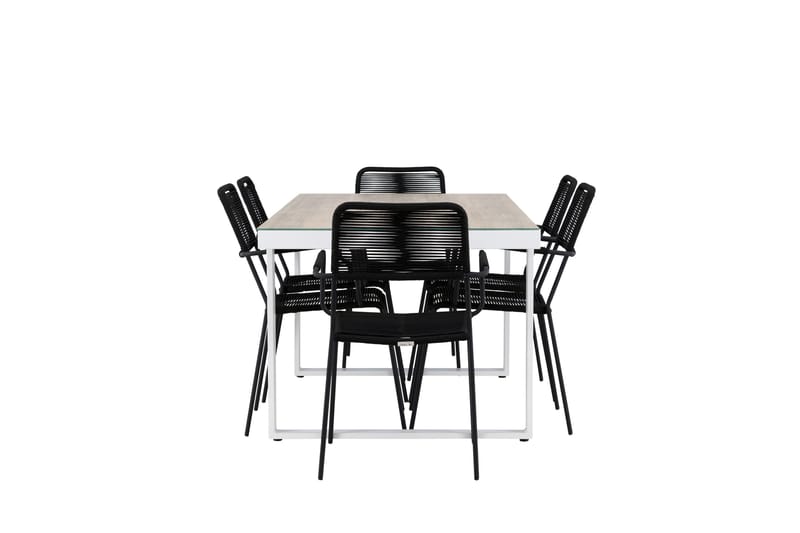 Merlo Dining Table White - Puutarhakalusteet - Ulkoryhmä - Ruokailuryhmät ulos