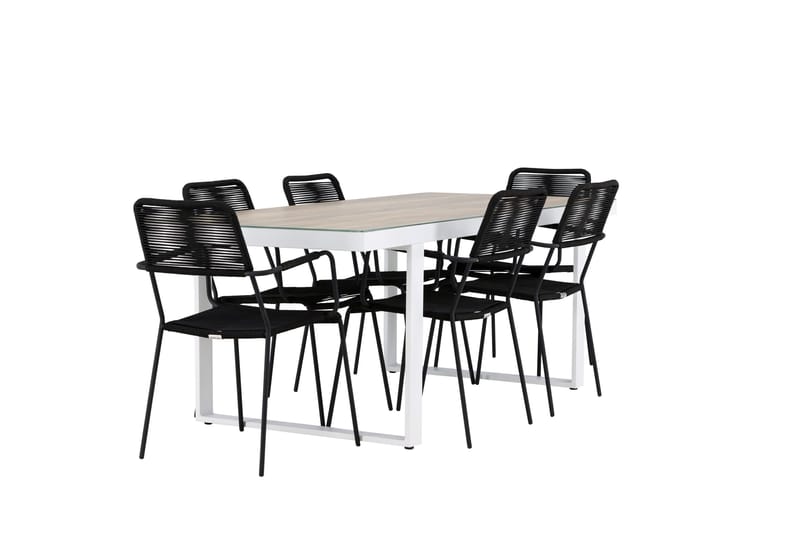 Merlo Dining Table White - Puutarhakalusteet - Ulkoryhmä - Ruokailuryhmät ulos