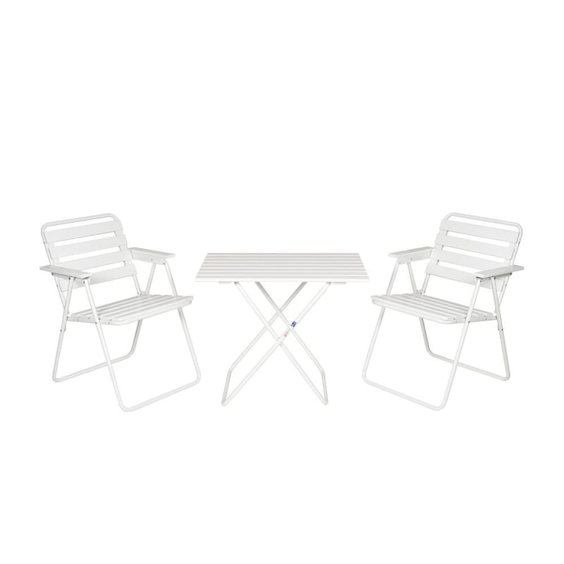 Pöytäryhmä Varax Retro 401 + 2 kpl 305 Valkoinen, Valkoinen