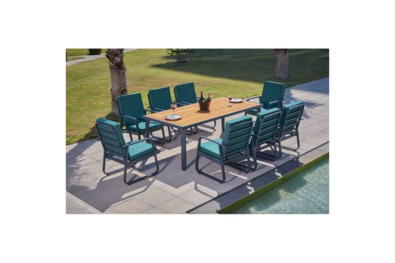 Puutarhan oleskeluryhmä Albuferia Antrasiitti / Puu, Hiilenharmaa