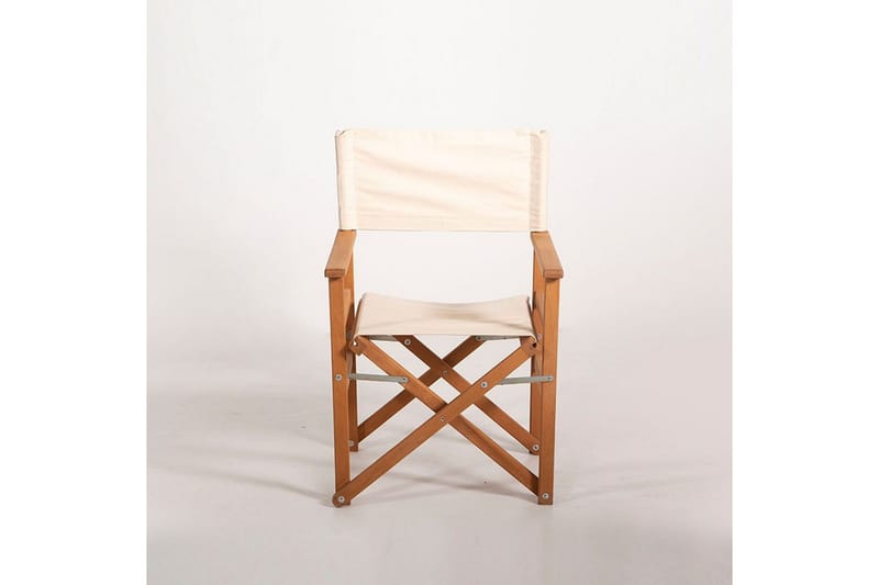 Puutarhapöytä ja tuolisetti (5 kappaletta) Rathore kermanvärinen - Kermanvalkoinen - Puutarhakalusteet - Ulkoryhmä - Ruokailuryhmät ulos