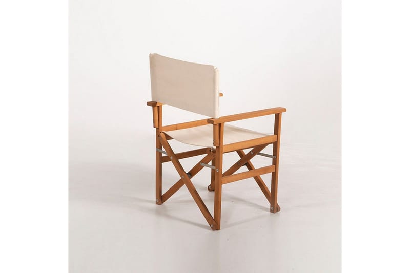 Puutarhapöytä ja tuolisetti (5 kappaletta) Rathore kermanvärinen - Kermanvalkoinen - Puutarhakalusteet - Ulkoryhmä - Ruokailuryhmät ulos