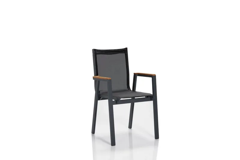 Puutarhapöytä ja tuolisetti (7 kappaletta) Narellan Harmaa Pähkinäpuu - Harmaa Pähkinäpuu - Puutarhakalusteet - Ulkoryhmä - Ruokailuryhmät ulos