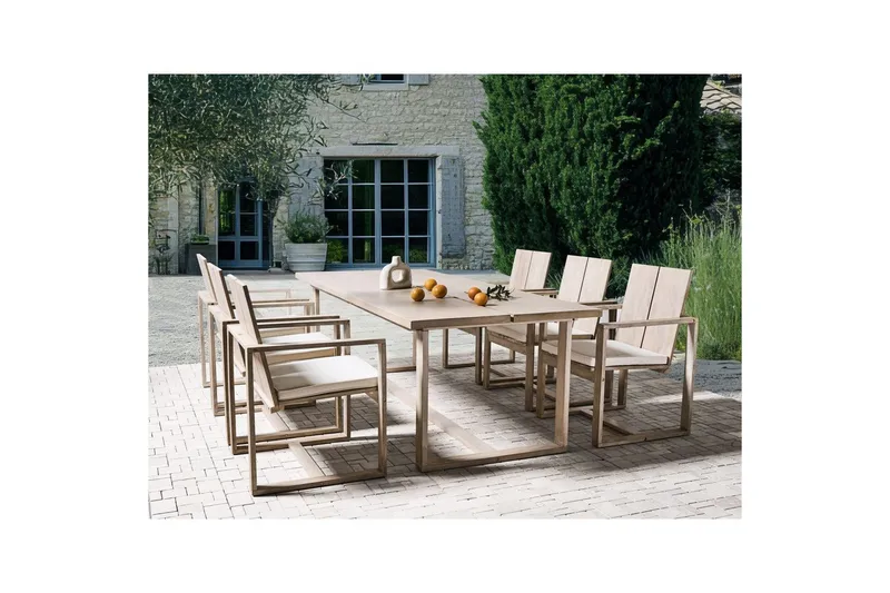 Puutarhuryhmä Azzanello 6 kpl sarja - Puutarhakalusteet - Ulkoryhmä - Ruokailuryhmät ulos