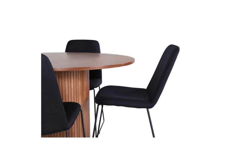 Pyöreä Ruokailuryhmä Bianca, Muce - 100 x 75 - Puutarhakalusteet - Ulkoryhmä - Ruokailuryhmät ulos