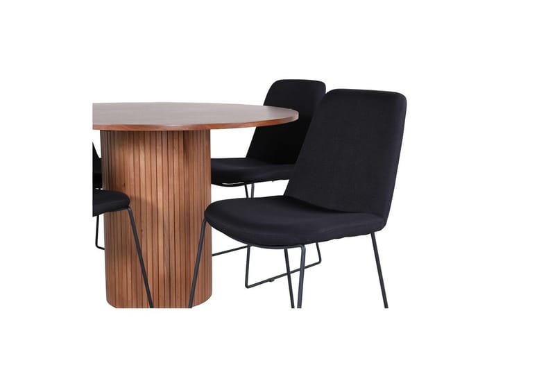 Pyöreä Ruokailuryhmä Bianca, Muce - 100 x 75 - Puutarhakalusteet - Ulkoryhmä - Ruokailuryhmät ulos