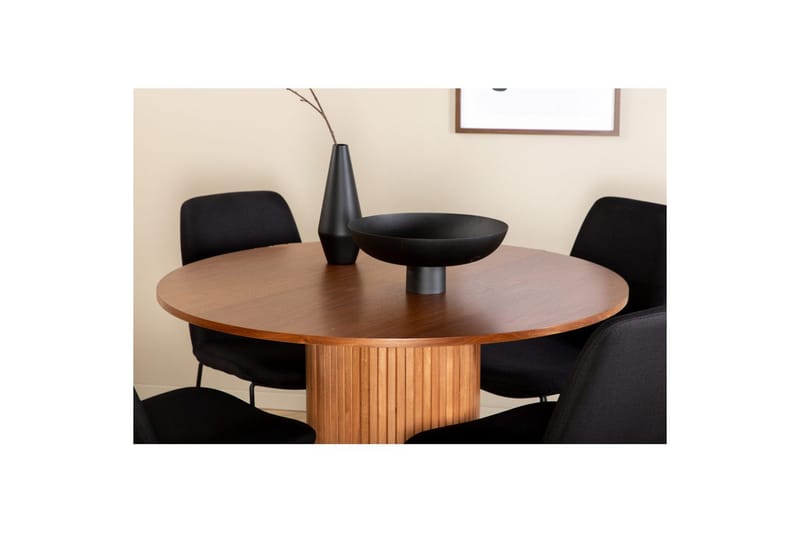 Pyöreä Ruokailuryhmä Bianca, Muce - 100 x 75 - Puutarhakalusteet - Ulkoryhmä - Ruokailuryhmät ulos