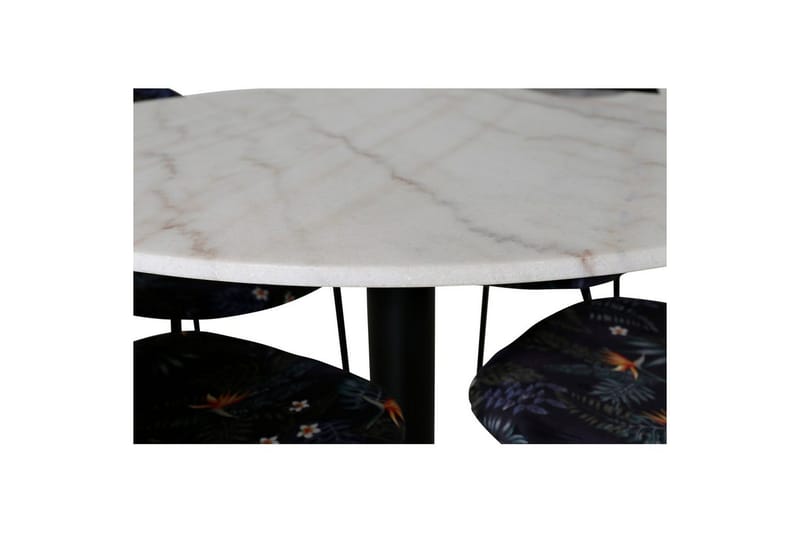 Pyöreä Ruokailuryhmä Estelle Musta, Vault - Vihreä - Puutarhakalusteet - Ulkoryhmä - Ruokailuryhmät ulos