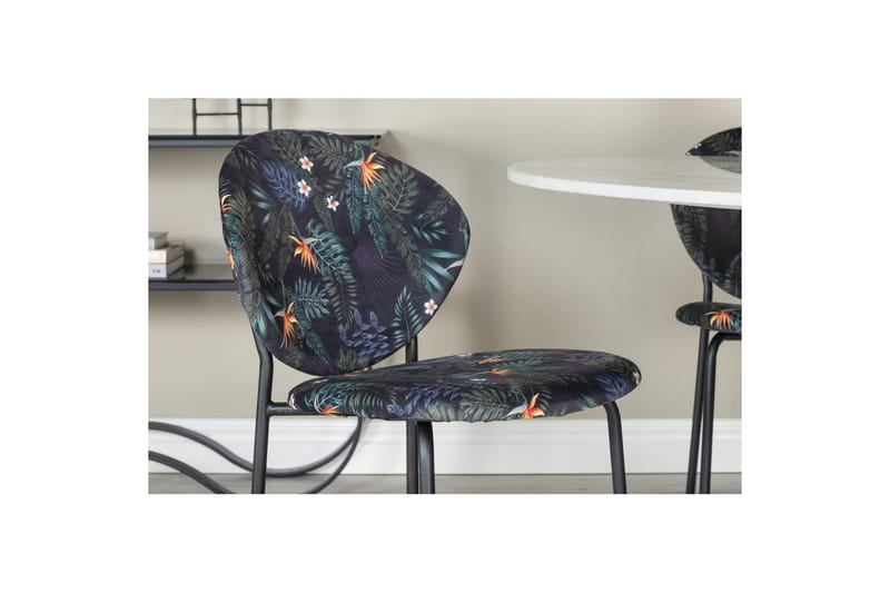 Pyöreä Ruokailuryhmä Estelle Musta, Vault - Vihreä - Puutarhakalusteet - Ulkoryhmä - Ruokailuryhmät ulos