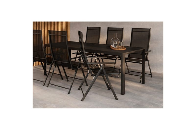 Ruokailuryhmä Giardini, Levanzo - 6 tuolia - Puutarhakalusteet - Ulkoryhmä - Ruokailuryhmät ulos