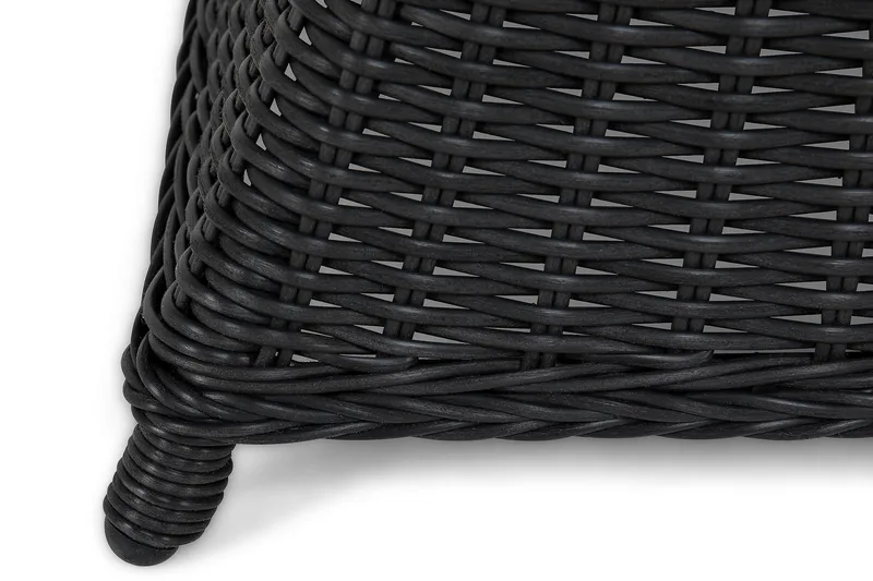 Ruokailuryhmä Marcus 200 + 4 Marcus Light tuolia + pehmustee - Musta - Puutarhakalusteet - Ulkoryhmä - Ruokailuryhmät ulos