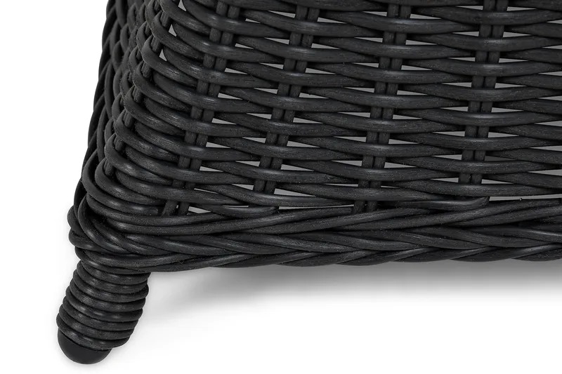 Ruokailuryhmä Marcus 200 + 6 Marcus Light tuolia + pehmustee - Musta - Puutarhakalusteet - Ulkoryhmä - Ruokailuryhmät ulos