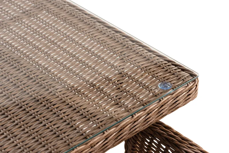 Ruokailuryhmä Marcus 200 cm 6 Light tuolia Pehmusteet - Puutarhakalusteet - Ulkoryhmä - Ruokailuryhmät ulos