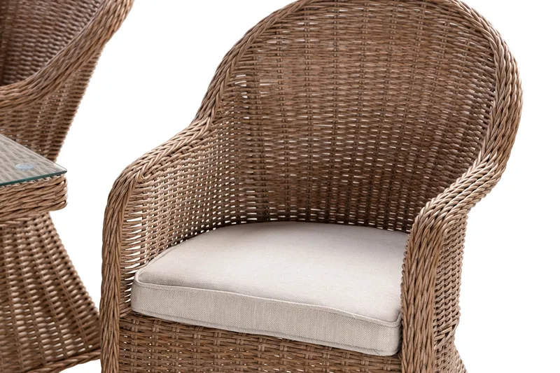 Ruokailuryhmä Marcus 200 cm 6 Light tuolia Pehmusteet - Puutarhakalusteet - Ulkoryhmä - Ruokailuryhmät ulos