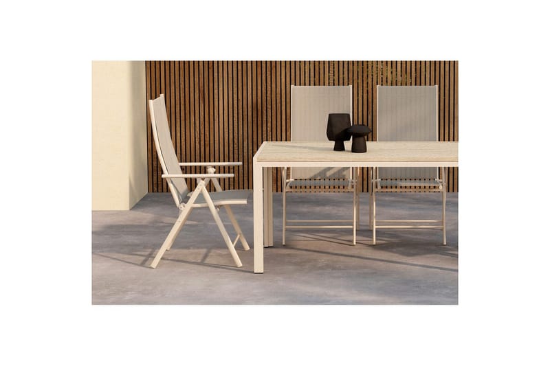 Ruokailuryhmä Mirko 140x80x74, Levanzo - beige - Puutarhakalusteet - Ulkoryhmä - Ruokailuryhmät ulos