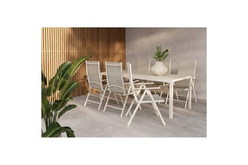 Ruokailuryhmä Ruokailuryhmä Break, Break Beige - 205x90x74 - Puutarhakalusteet - Ulkoryhmä - Ruokailuryhmät ulos