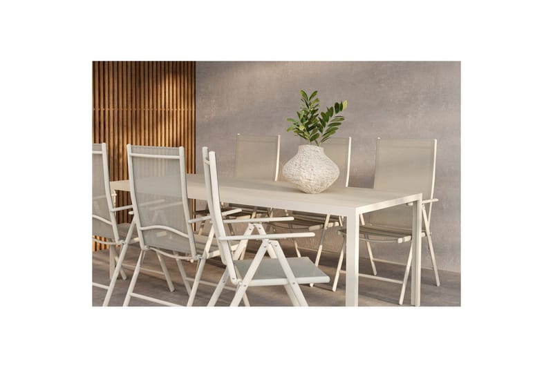 Ruokailuryhmä Ruokailuryhmä Break, Break Beige - 205x90x74 - Puutarhakalusteet - Ulkoryhmä - Ruokailuryhmät ulos