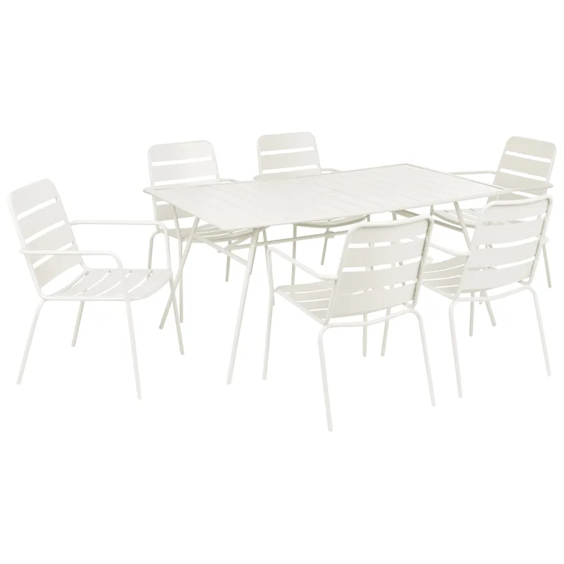 Ruokailuryhmä Terenzo, Vaalea beige