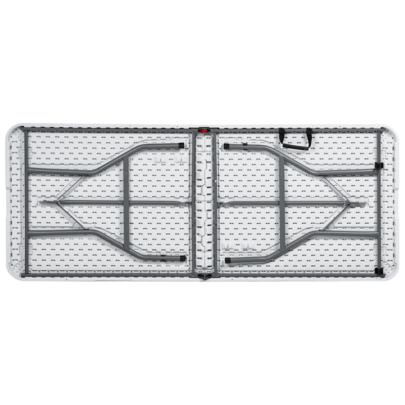 Ruokailuryhmä ulos 4-istuttava Cugnoli taitettava - Valkoinen/hopea - Puutarhakalusteet - Ulkoryhmä - Ruokailuryhmät ulos