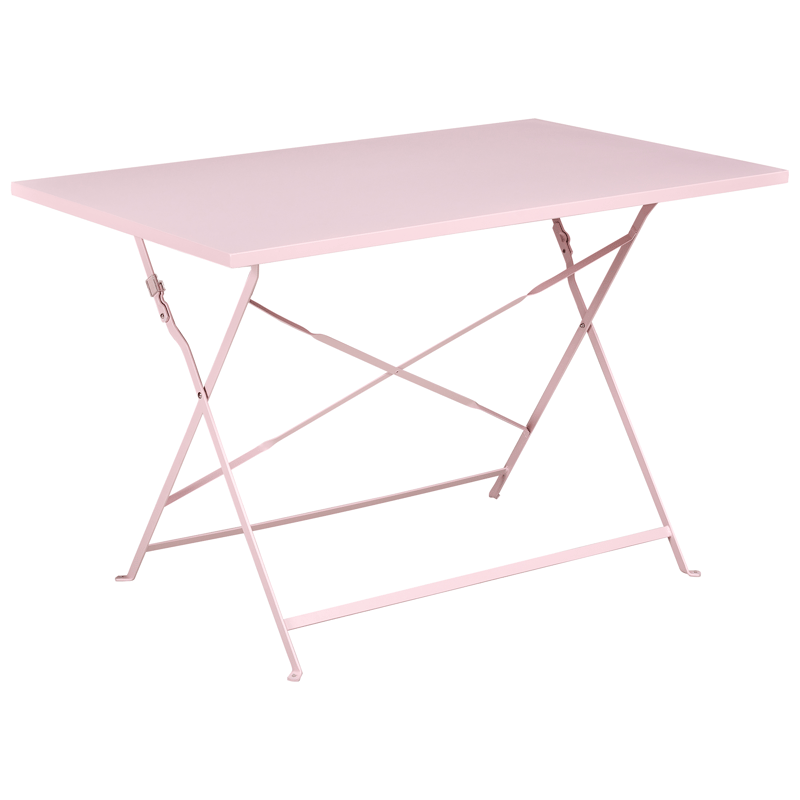 Ruokailuryhmä ulos 4-istuttava Fiori taitettava - pastellinroosa - Puutarhakalusteet - Ulkoryhmä - Ruokailuryhmät ulos