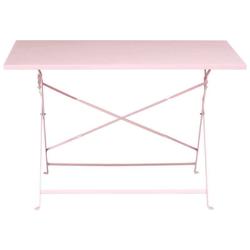 Ruokailuryhmä ulos 4-istuttava Fiori taitettava - pastellinroosa - Puutarhakalusteet - Ulkoryhmä - Ruokailuryhmät ulos