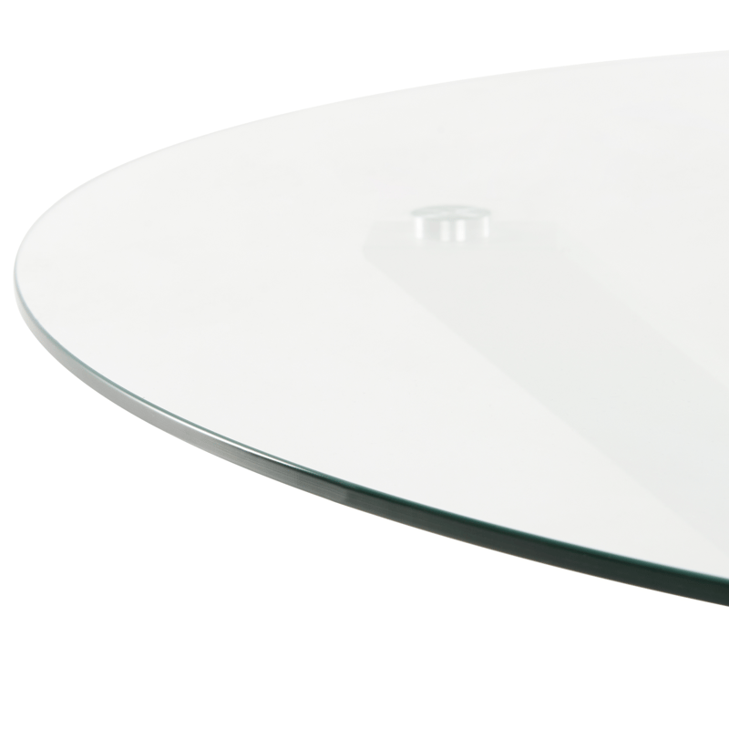 Ruokailuryhmä ulos 4-istuttava Maletto/Busseto - valkoinen/harmaa/läpinäkyvä/ruskea - Puutarhakalusteet - Ulkoryhmä - Ruokailuryhmät ulos