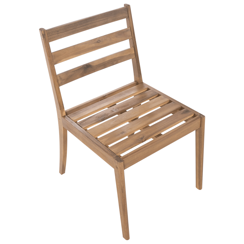 Ruokailuryhmä ulos 6-istuttava Chioggia akaasiapuu - Ruskea - Puutarhakalusteet - Ulkoryhmä - Ruokailuryhmät ulos