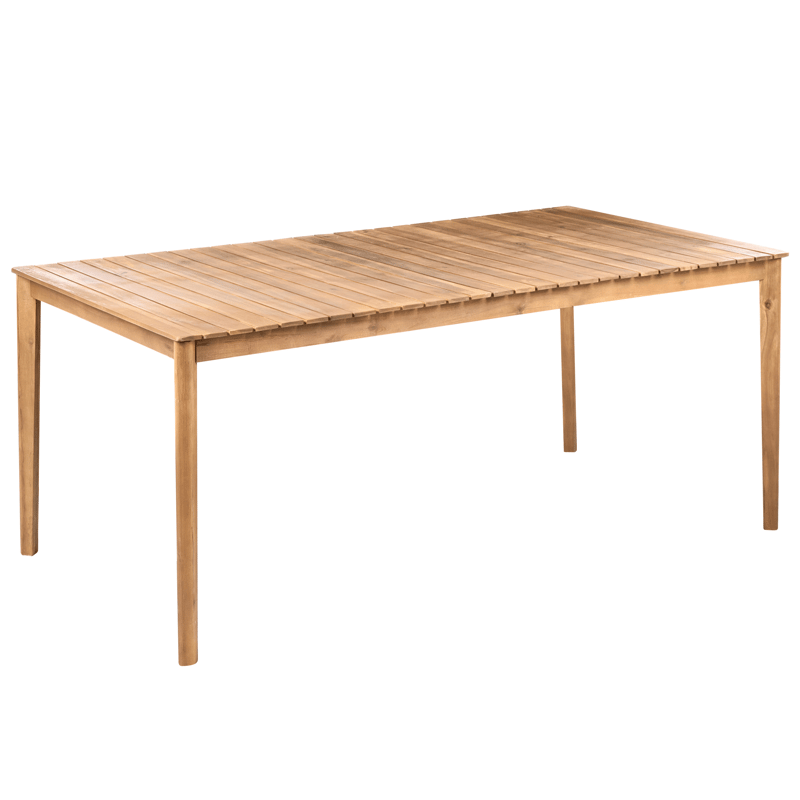 Ruokailuryhmä ulos 6-istuttava Jaco/Sumirago akaasiapuu - ruskea - Puutarhakalusteet - Ulkoryhmä - Ruokailuryhmät ulos