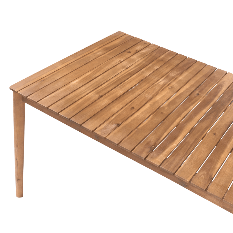 Ruokailuryhmä ulos 6-istuttava Jaco/Sumirago akaasiapuu - ruskea - Puutarhakalusteet - Ulkoryhmä - Ruokailuryhmät ulos