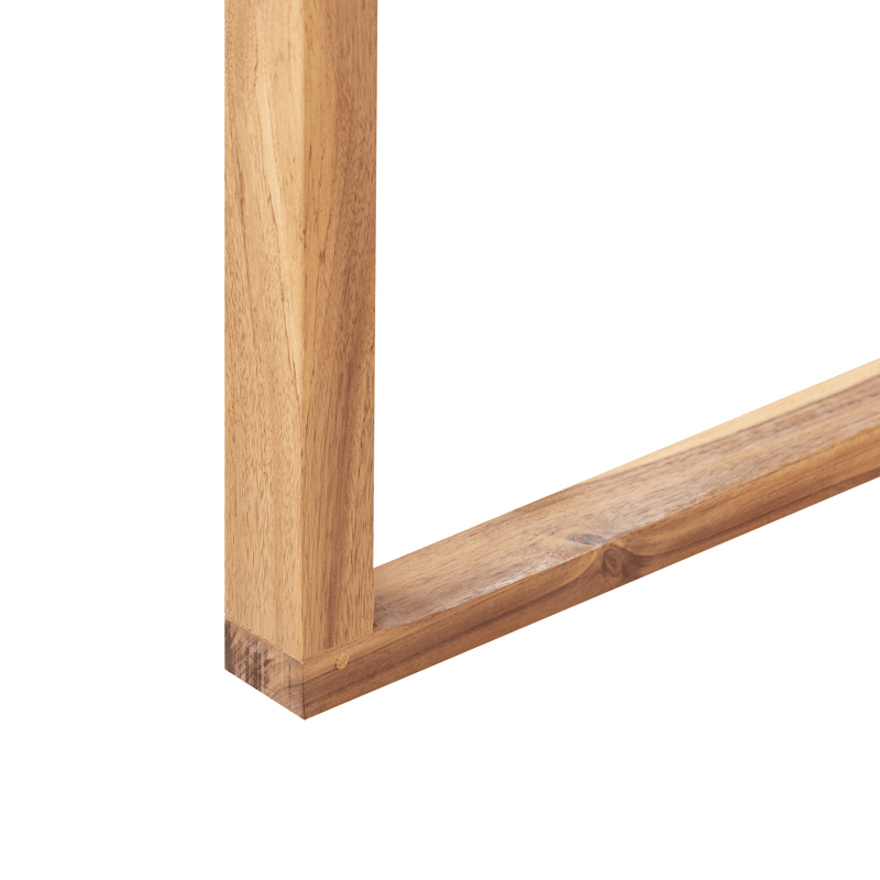 Ruokailuryhmä ulos 8-istuttava Sassari Premium pehmusteilla akaasiapuu - Ruskea/Vihreä - Puutarhakalusteet - Ulkoryhmä - Ruokailuryhmät ulos