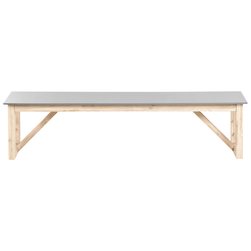 Ruokailuryhmä ulos penkeillä Notteri Betoni - harmaa/ruskea - Puutarhakalusteet - Ulkoryhmä - Ruokailuryhmät ulos