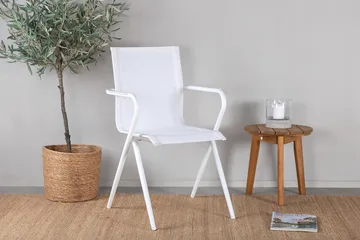 Ruokailuryhmä Parma Pyöreä 90 cm 2 Alina tuolia - Musta - Puutarhakalusteet - Ulkoryhmä - Ruokailuryhmät ulos