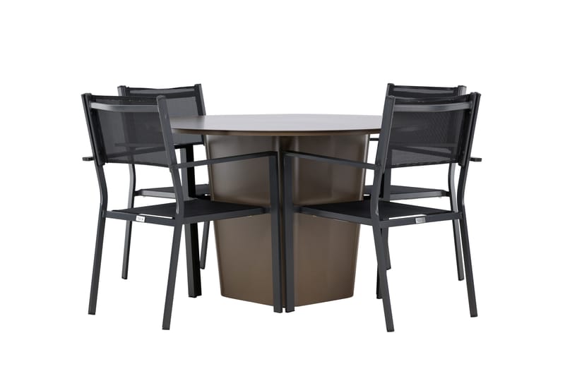 Santa Fe Ruokailuryhmä + 4 Copacabana tuolia - Puutarhakalusteet - Ulkoryhmä - Ruokailuryhmät ulos