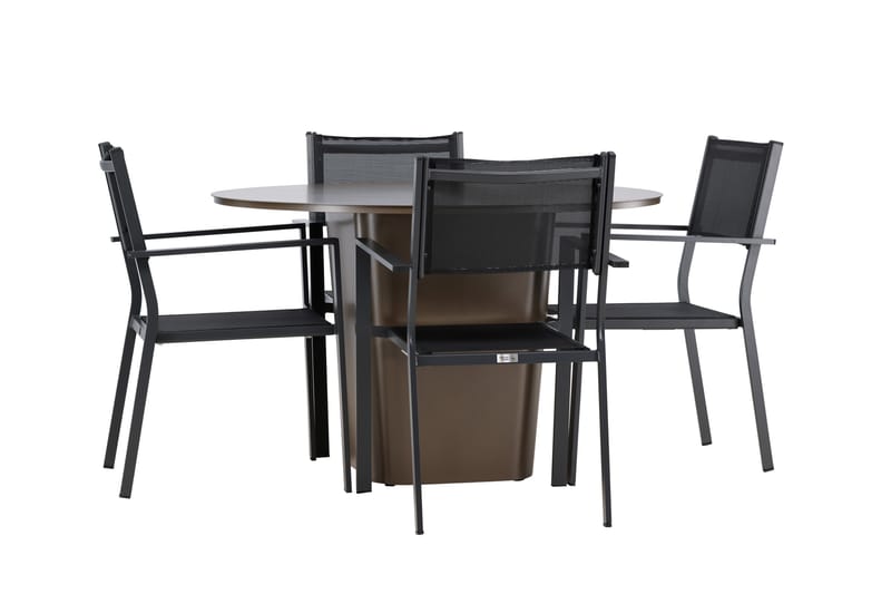 Santa Fe Ruokailuryhmä + 4 Copacabana tuolia - Puutarhakalusteet - Ulkoryhmä - Ruokailuryhmät ulos