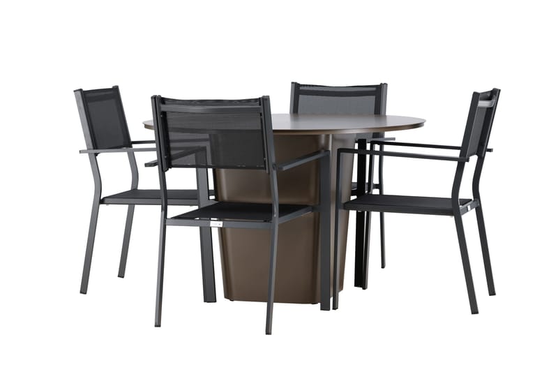 Santa Fe Ruokailuryhmä + 4 Copacabana tuolia - Puutarhakalusteet - Ulkoryhmä - Ruokailuryhmät ulos