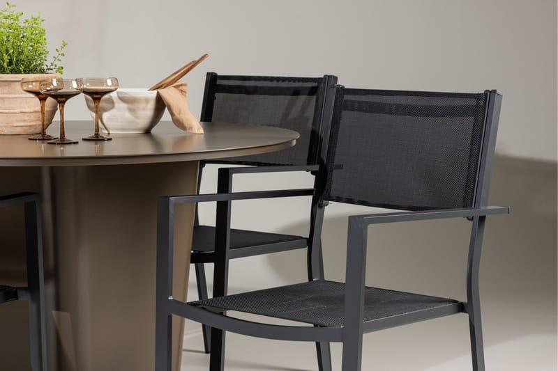 Santa Fe Ruokailuryhmä + 4 Copacabana tuolia - Puutarhakalusteet - Ulkoryhmä - Ruokailuryhmät ulos