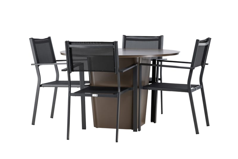 Santa Fe Ruokailuryhmä + 4 Copacabana tuolia - Puutarhakalusteet - Ulkoryhmä - Ruokailuryhmät ulos