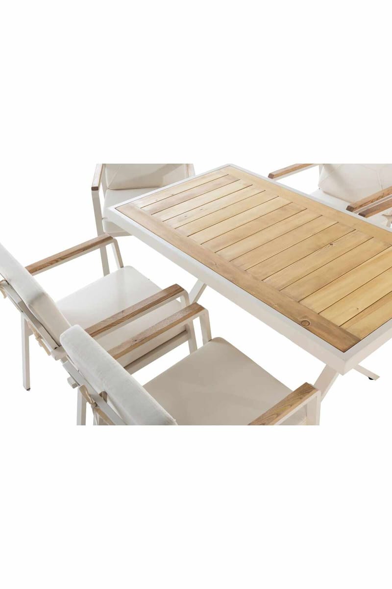 Garden Table & Chairs Set Atelier Del Sofa - Puutarhakalusteet - Ulkoryhmä - Ruokailuryhmät ulos