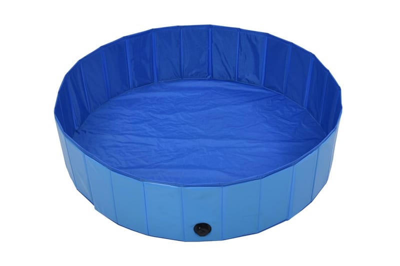 Kokoontaitettava koiran uima-allas sininen 120x30 cm PVC - Puutarhakalusteet - Ulkoryhmä - Ruokailuryhmät ulos