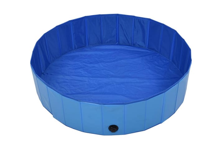 Kokoontaitettava koiran uima-allas sininen 120x30 cm PVC - Ruokailuryhmät ulos