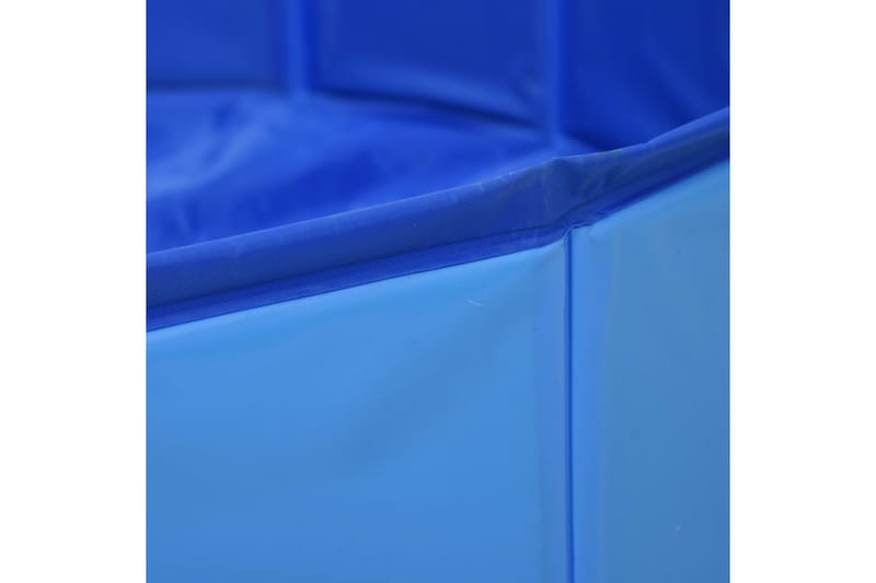 Kokoontaitettava koiran uima-allas sininen 120x30 cm PVC - Puutarhakalusteet - Ulkoryhmä - Ruokailuryhmät ulos