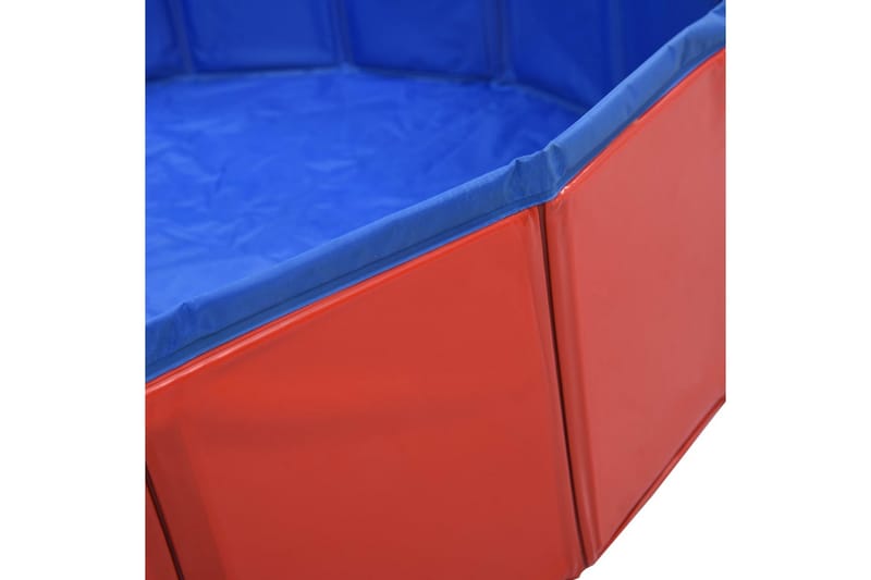Kokoontaitettava koiran uima-allas sininen 120x30 cm PVC - Puutarhakalusteet - Ulkoryhmä - Ruokailuryhmät ulos