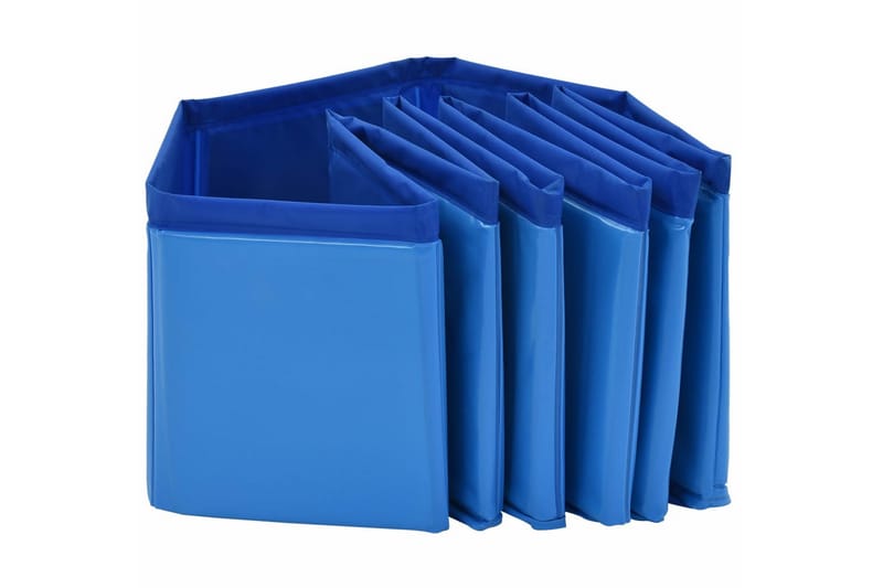Kokoontaitettava koiran uima-allas sininen 80x20 cm PVC - Puutarhakalusteet - Ulkoryhmä - Ruokailuryhmät ulos